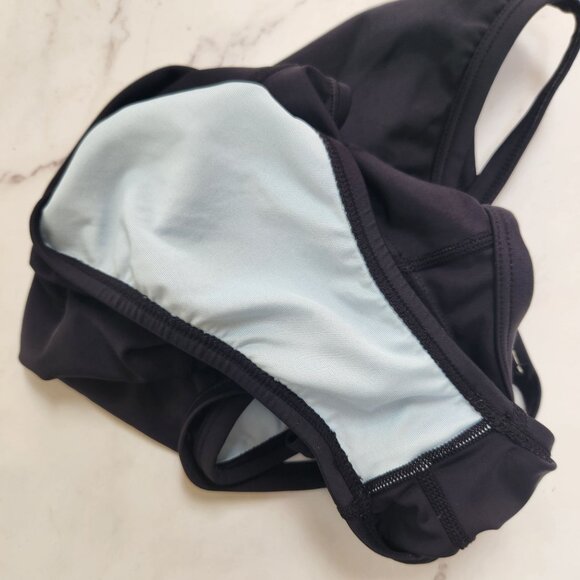 Nike Black One-Piece Swimsuit Swim Suit Bathing Suit Swimming Athletic 6 (32) - Picture 4 of 7